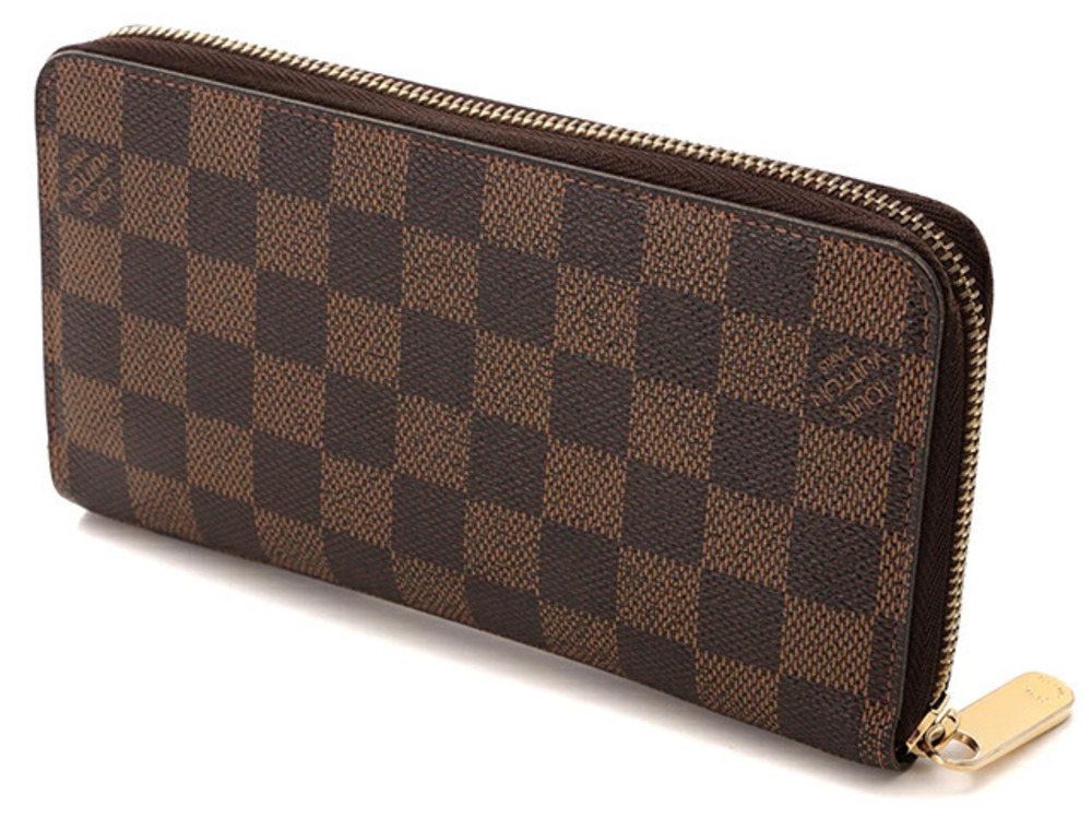 Louis Vuitton Zippy Damier Wallet Brown